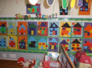 P2 made 2D shape pictures. 